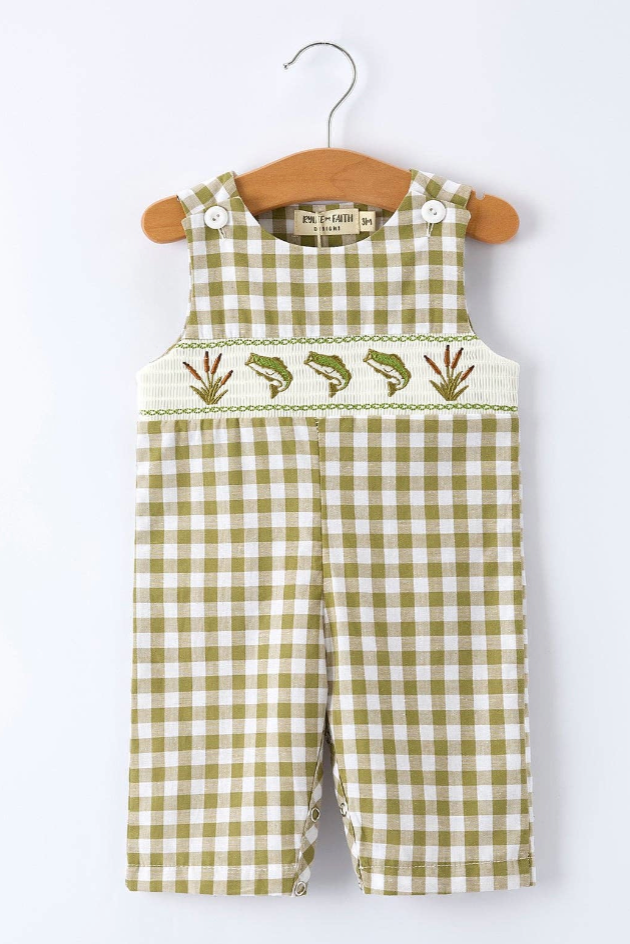 Fish Embroidered Romper