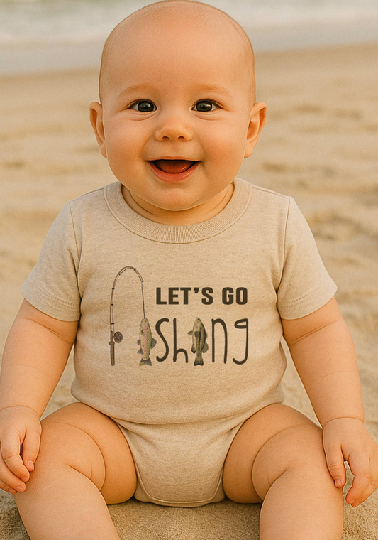 "Let's go fishing" Bodysuit