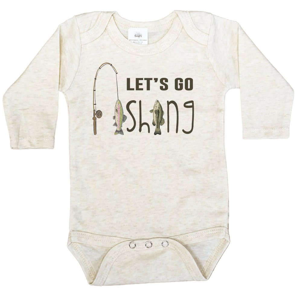 "Let's go fishing" Bodysuit