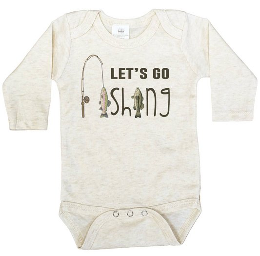 "Let's go fishing" Bodysuit