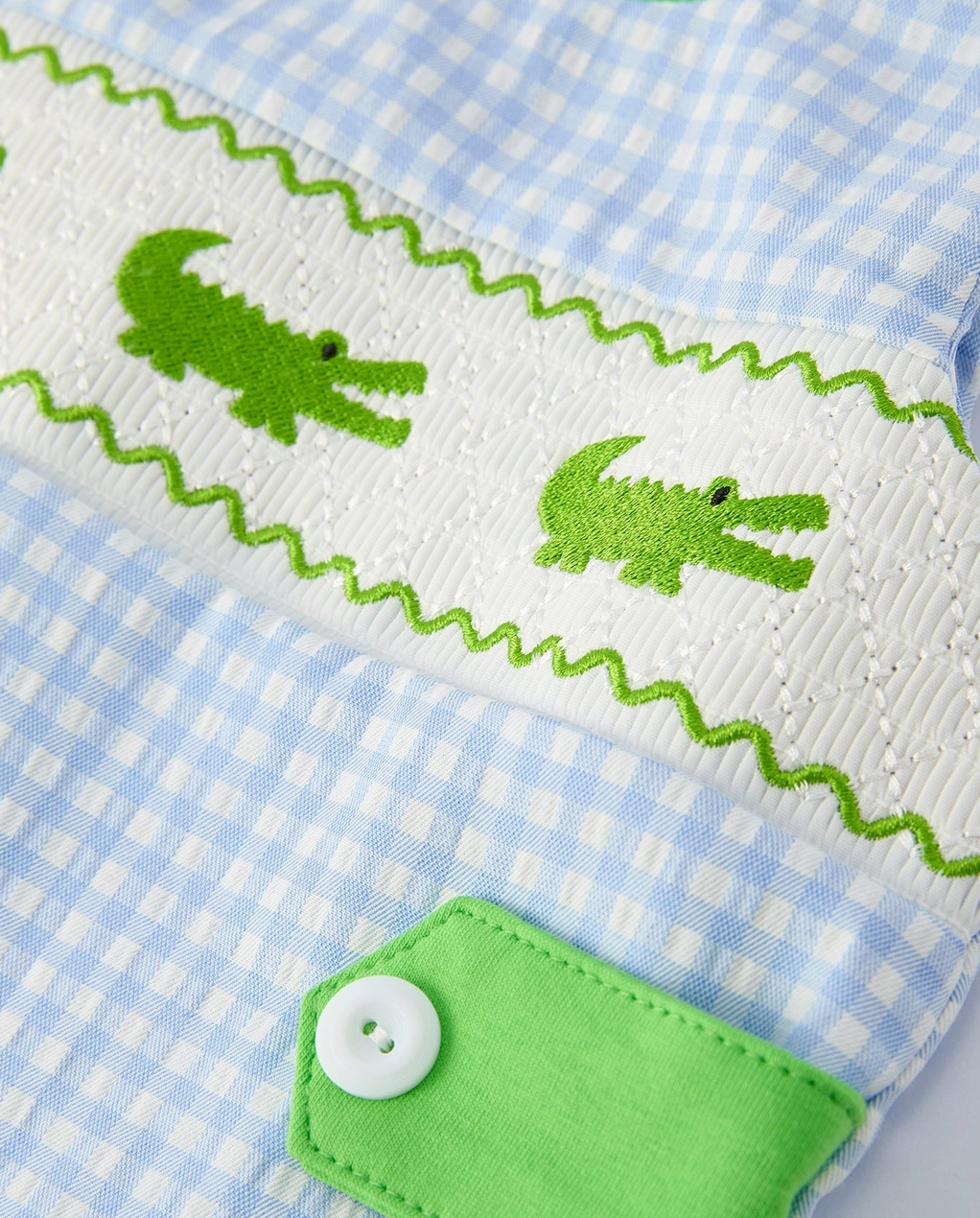 Baby Boy Crocodile Romper