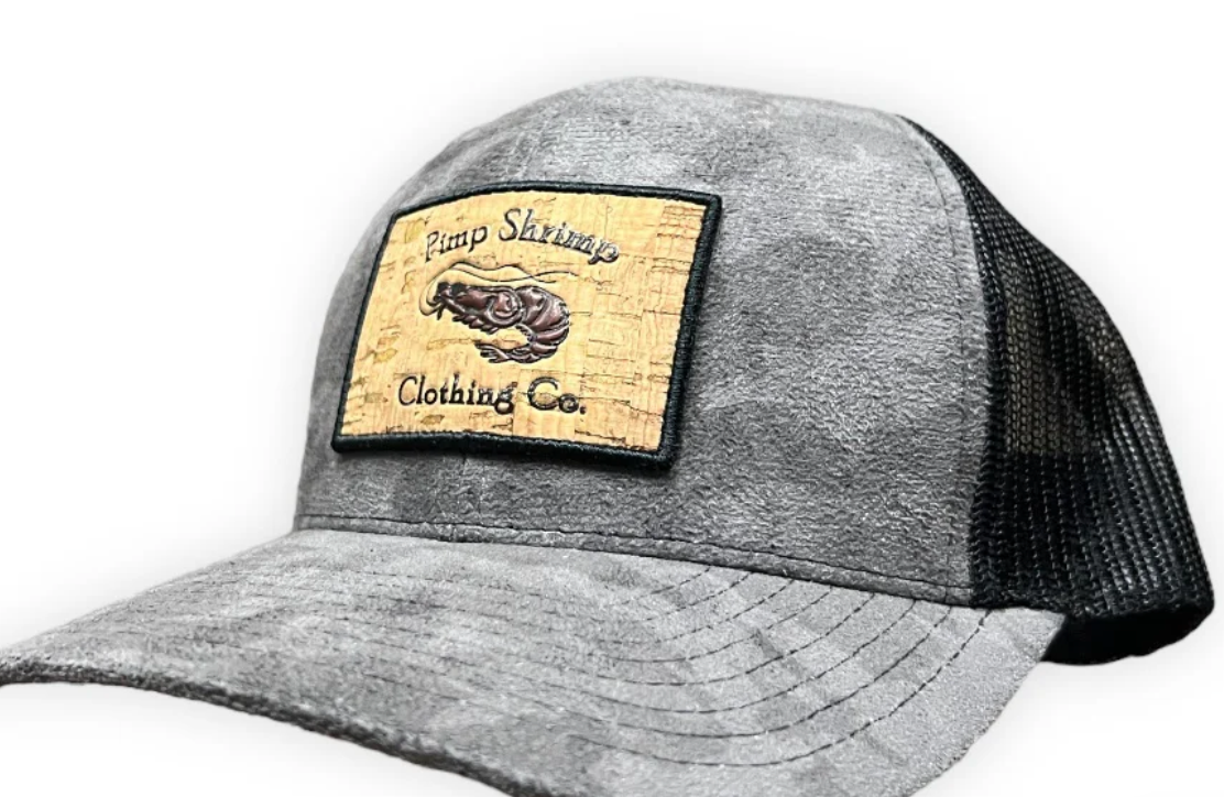 Grey Suede Pimp Shrimp Hat